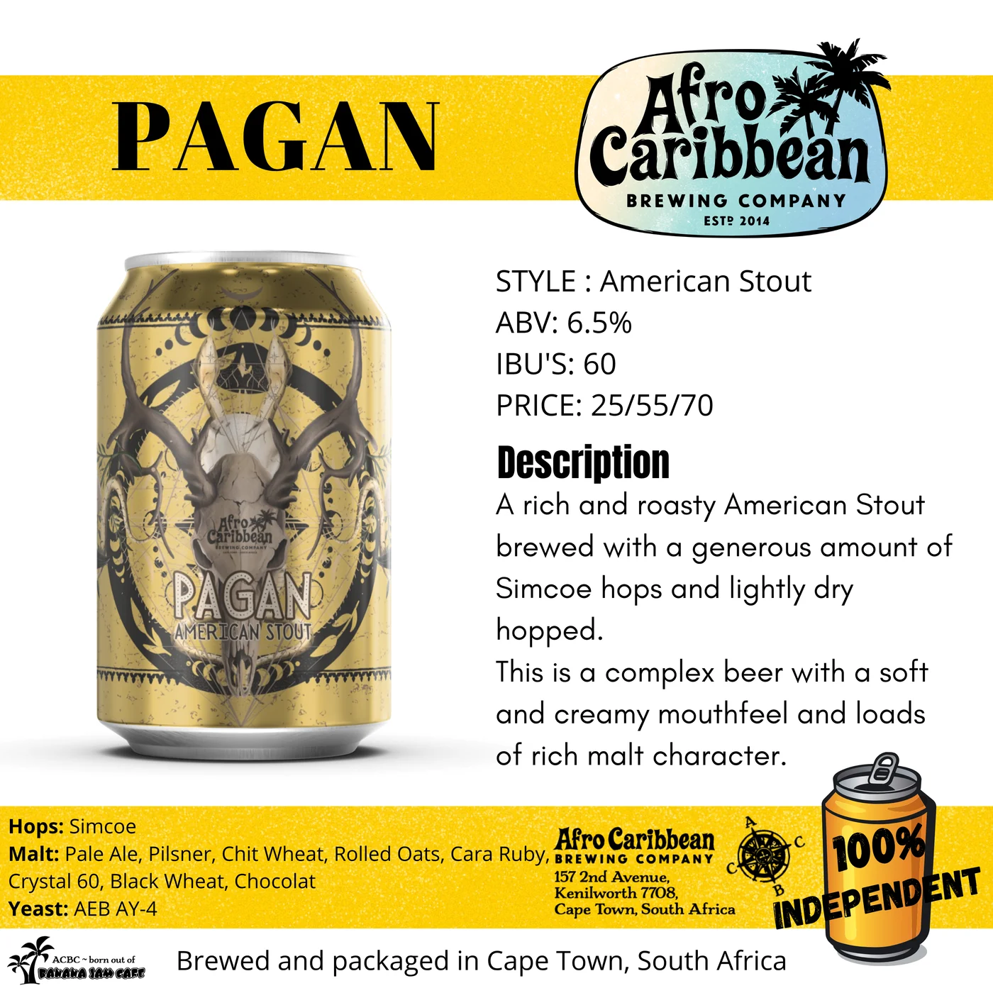 Pagan by Afro Caribbean Brewing Company