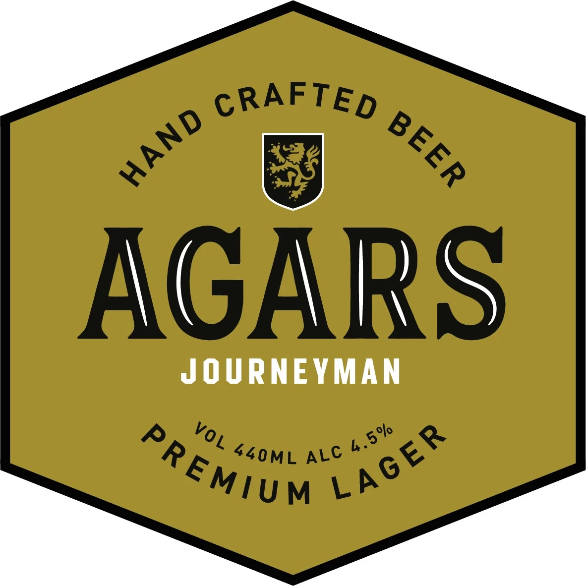 Journeyman Lager by Agar's Brewery