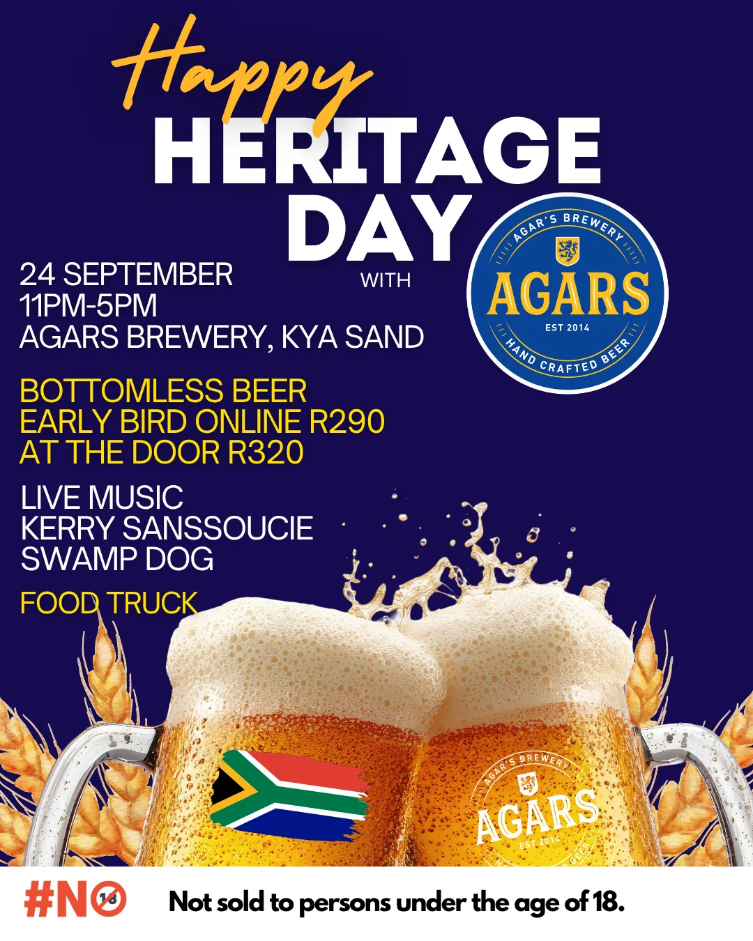 Editorial craft beer event artwork