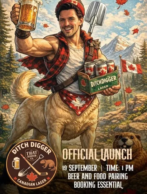 Editorial craft beer event artwork