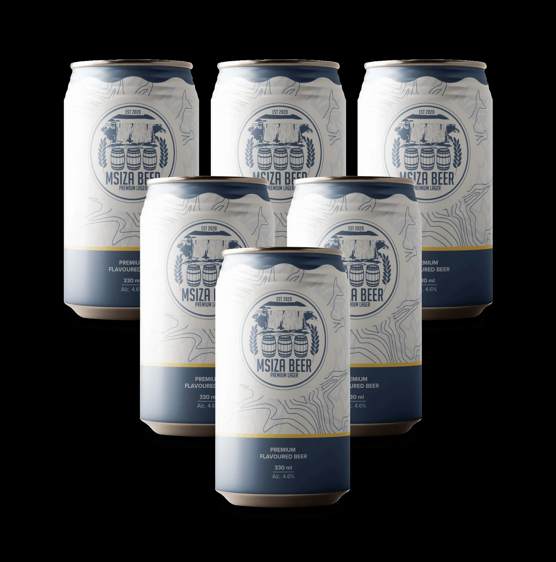 Msiza Premium Lager by Msiza Beer