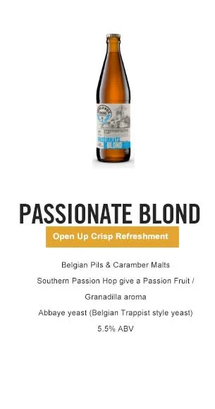 Passionate Blond by Newlands Spring Brewing Company