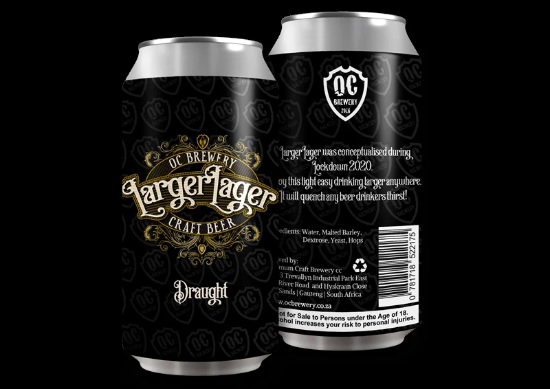 Larger Lager by Optimum Craft Brewery