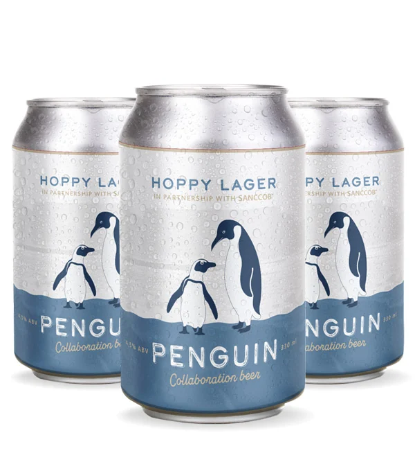 SANCCOB Hoppy Lager by Shackleton Brewing Company