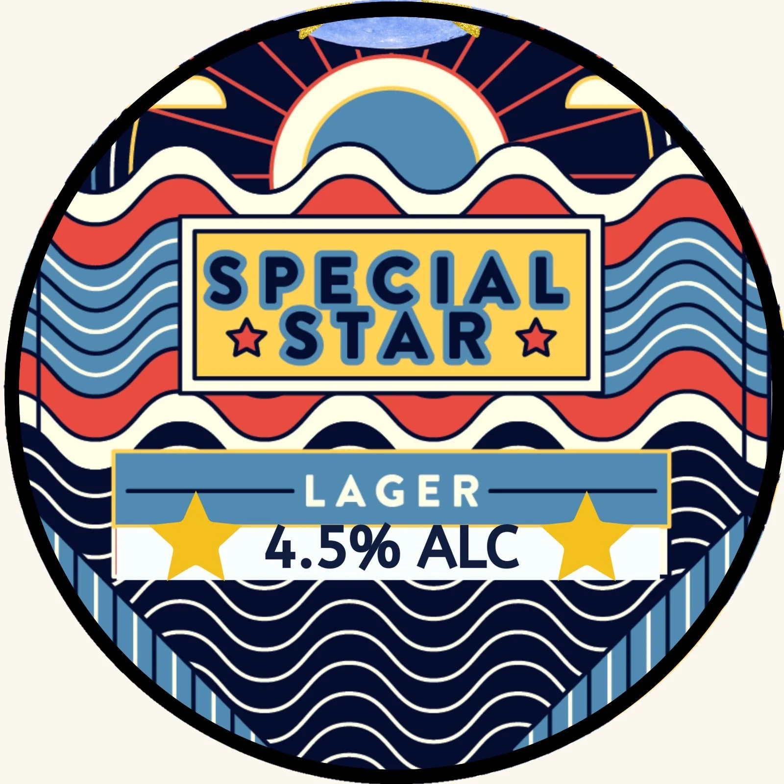 Special Star Lager by Side Hustle Brewery