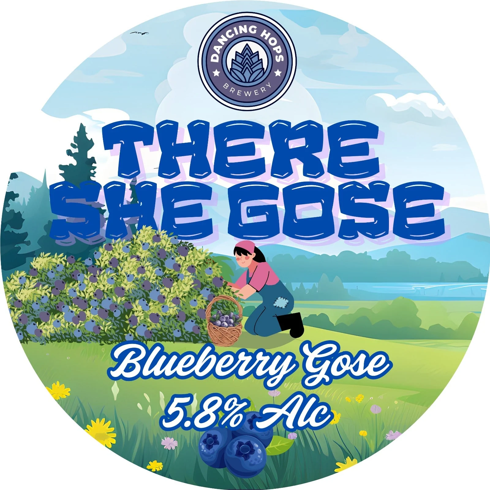 There She Gose by Side Hustle Brewery