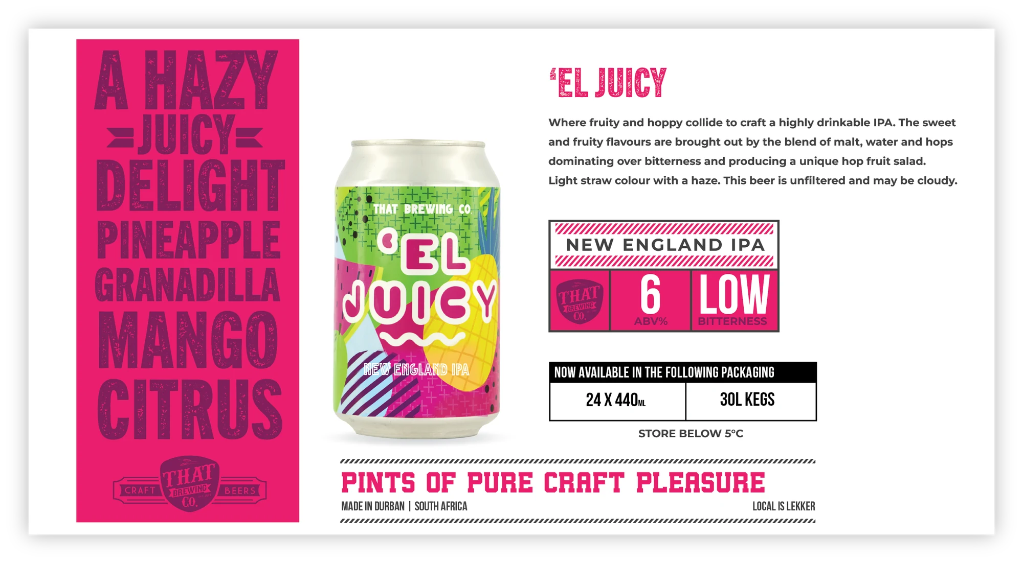 El Juicy NEIPA by That Brewing Company