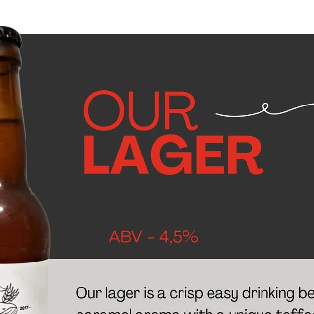 Lager by Whale Coast Brewing Company